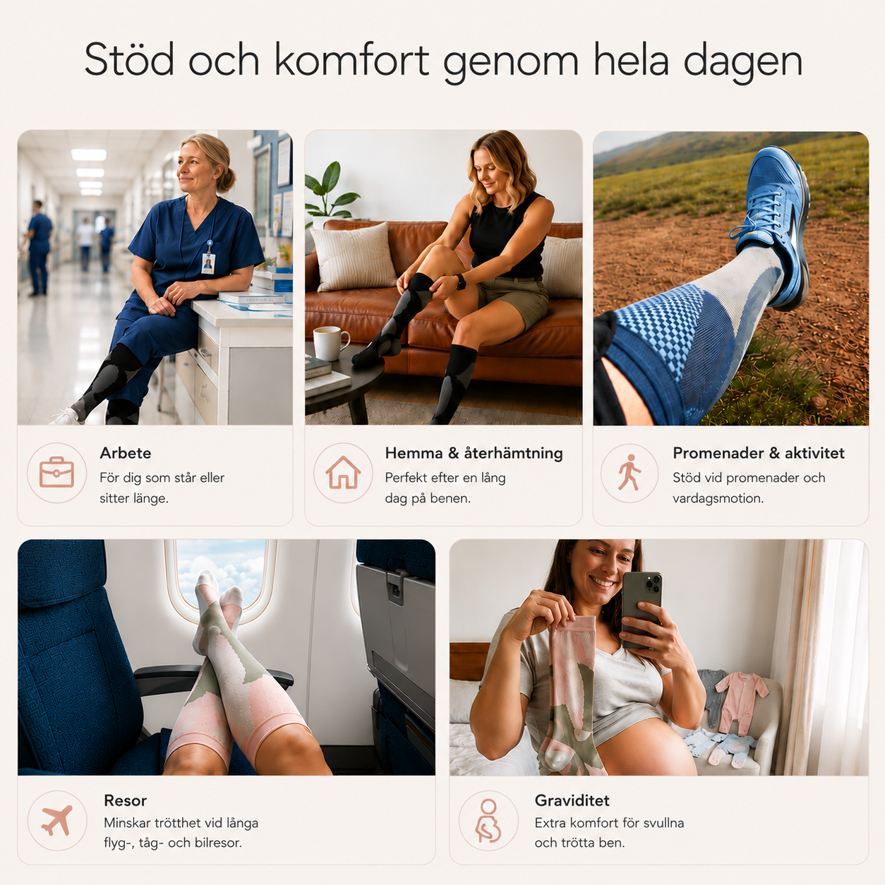 Komfortstöd™ stödstrumpor