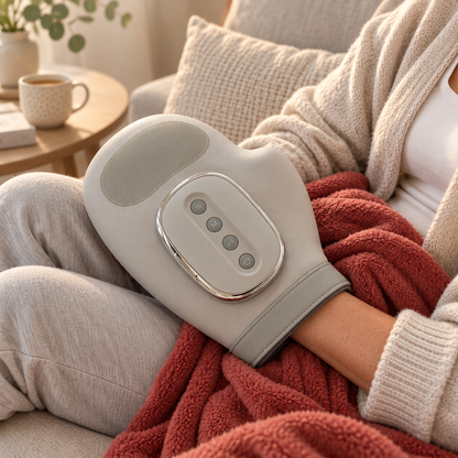 Handmassageapparat med värme