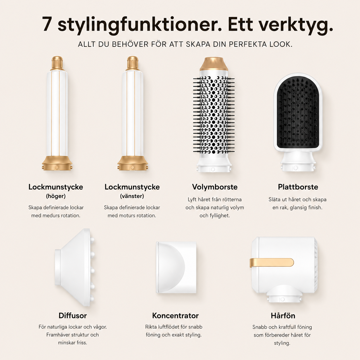 Premium 7-i-1 multistyler