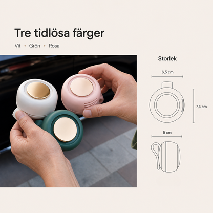 Portabel fläkt med klämma