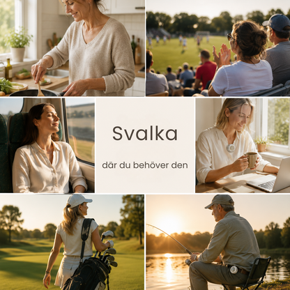 Portabel fläkt med klämma